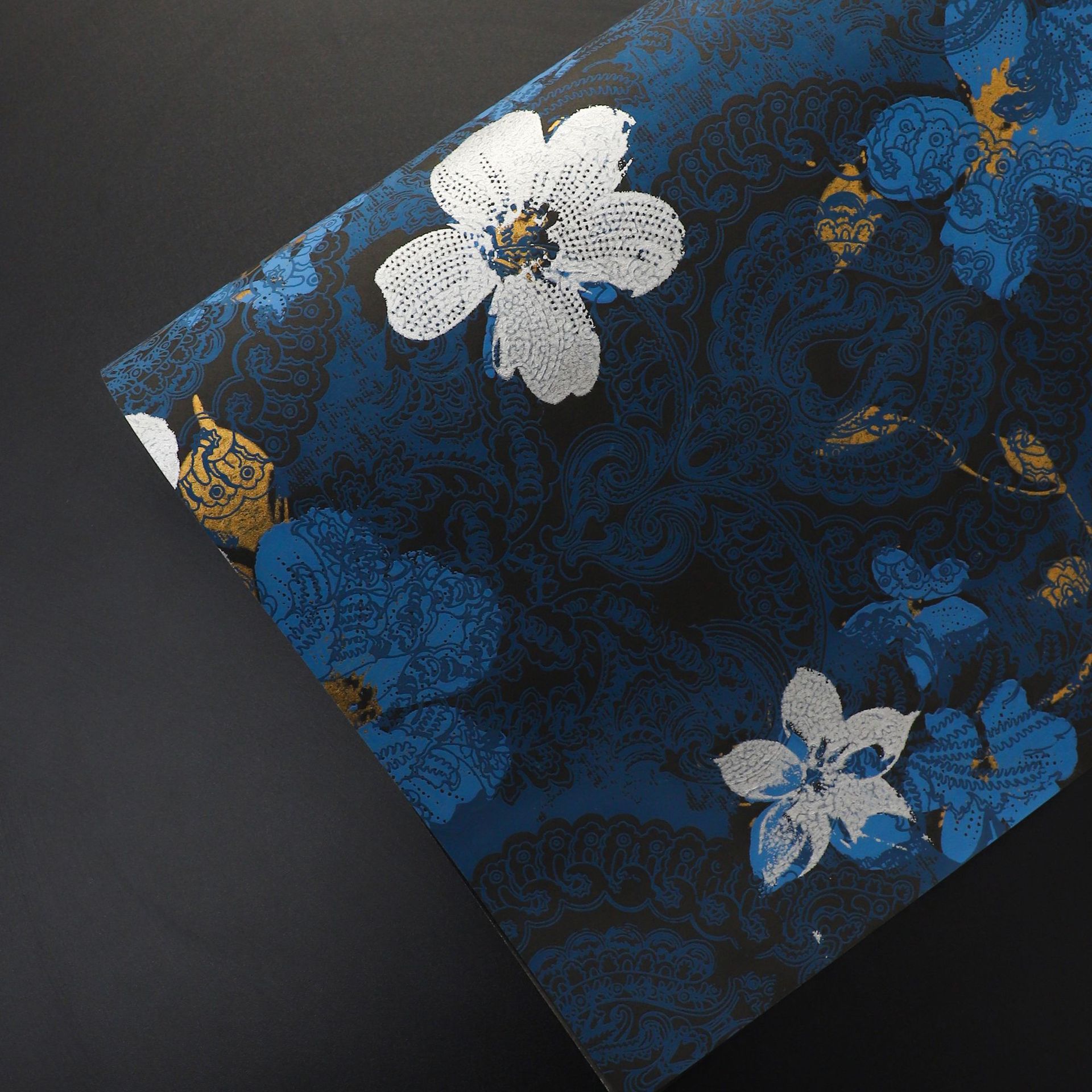 Huayuqing flores materiales de embalaje ramo creativo de flores papel de embalaje de textura artística de papel floral 5 hojas