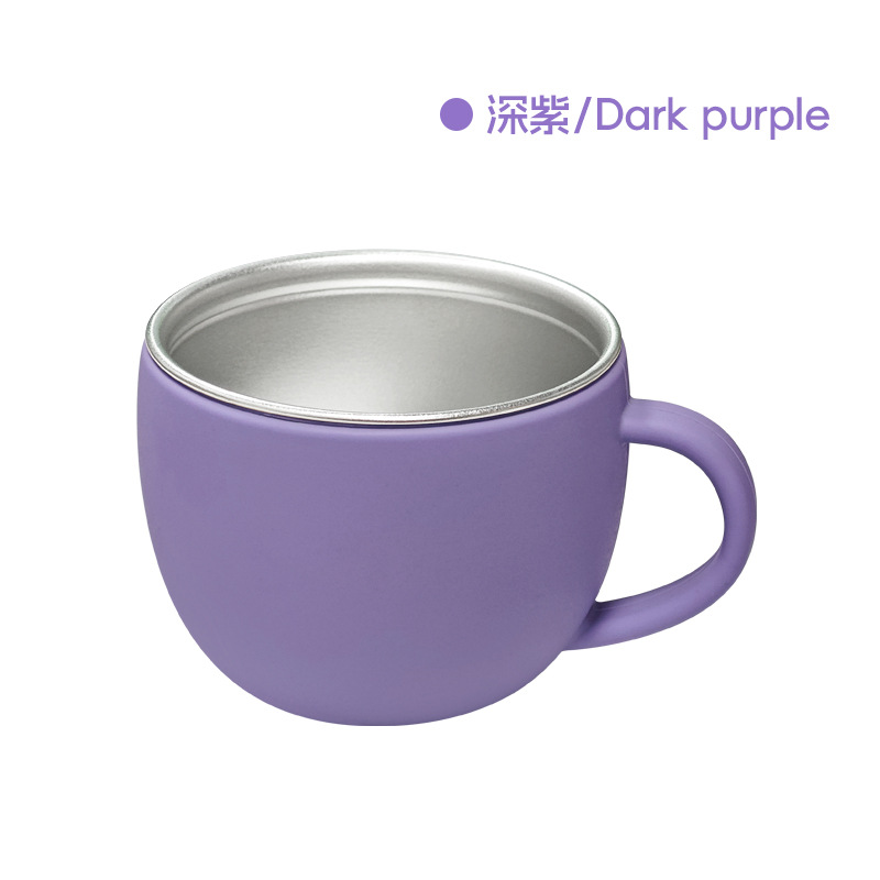 Taza de agua para bebés, taza de agua de silicona, productos creativos 304 acero inoxidable a prueba de caídas, cubiertos de silicona para niños, tazas de aprendizaje