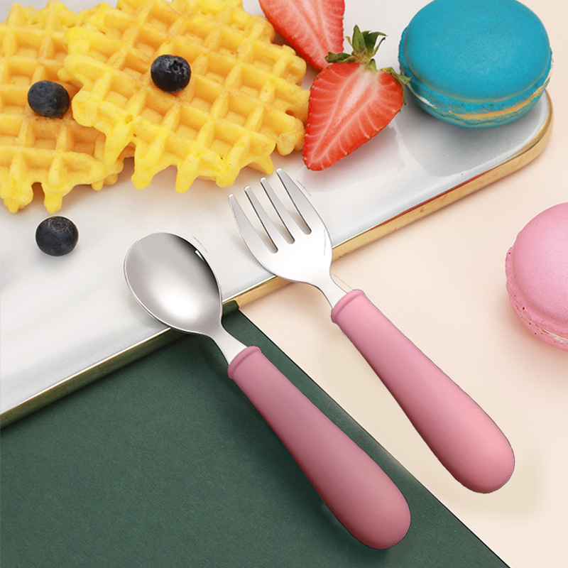 버건디 포크와 스푼 + 수납박스