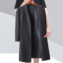 毛呢大衣男冬季新款双面呢羊毛西装羊绒中长款韩版商务休闲外套潮