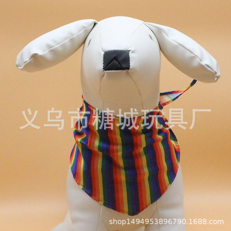 Transfronterizo Amazon 2024 nuevo toallas de saliva para mascotas toallas de triángulo para perros bufandas para gatos bufandas impresas bordadas