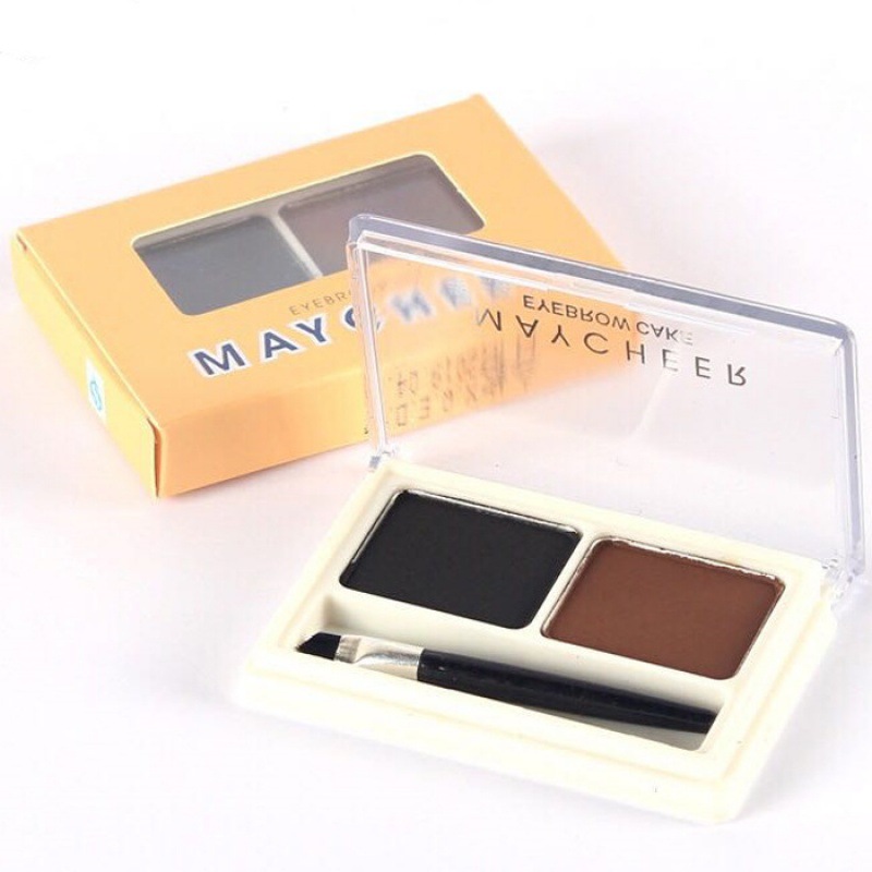 代發影樓化妝推薦美茜兒雙色眉粉鼻影眼影易上色不暈染