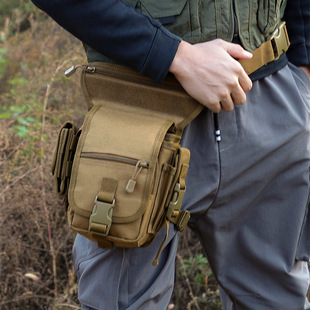 Outdoor leg bag multi-functional military fan camping tactical leg bag training riding sports leg bag waterproof kit