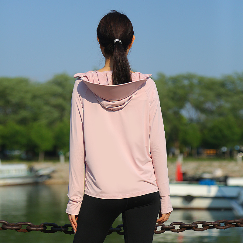 女性の超見栄えの良い日焼け止め服女性の夏 2025 新しい抗 UV アイスシルククール日焼け止め服通気性と薄い|undefined