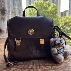 南风Chio2nd  薄暮流金双肩包包女士2025新款复古棕手提包小背包