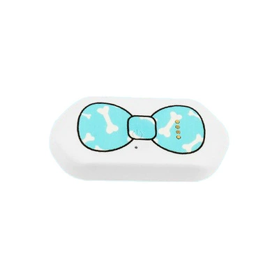 Prevent Lost Dogs and Cats, GPS Locator - fluorescent-blue-with-collar