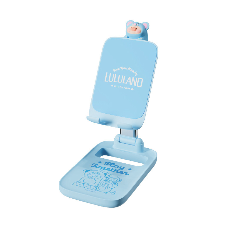 缶詰豚 LULU ホームデスクトップアルミ合金 N30 携帯電話ホルダー多機能折りたたみ携帯電話レイジーホルダー|undefined