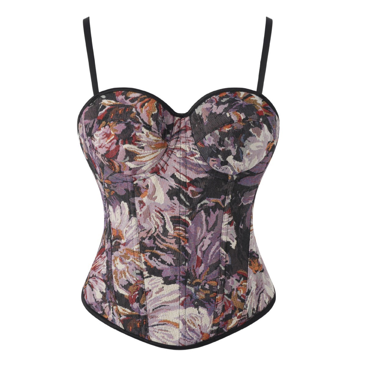 Nuevo patrón de impresión retro eslingas para limpiar el pecho, cintura de pecho, hueso de pescado, ropa exterior, suministro de comercio electrónico transfronterizo