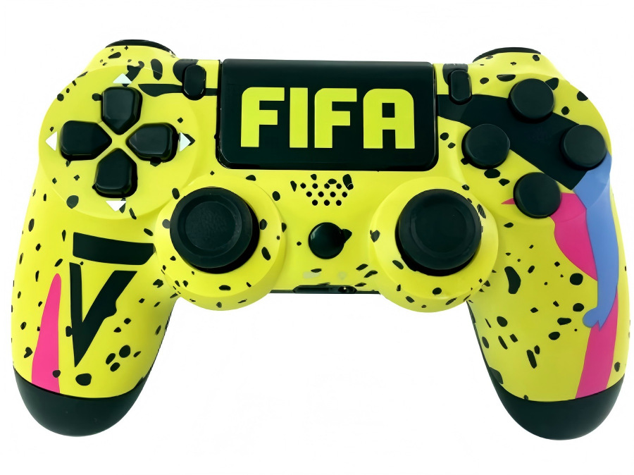 Controlador de Juego Inalámbrico Bluetooth PS4 de ABS Doble Vibración, Giroscopio de 6 Ejes para PC y Consolas