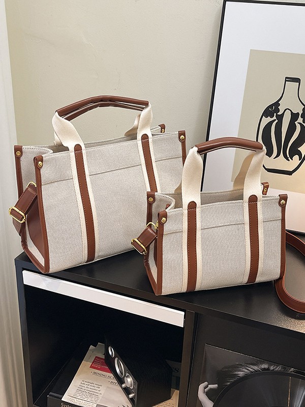 Bolso Tote para mujeres transfronterizas nuevo bolso de moda coreano de alta calidad contraste color versátil mochila de viaje