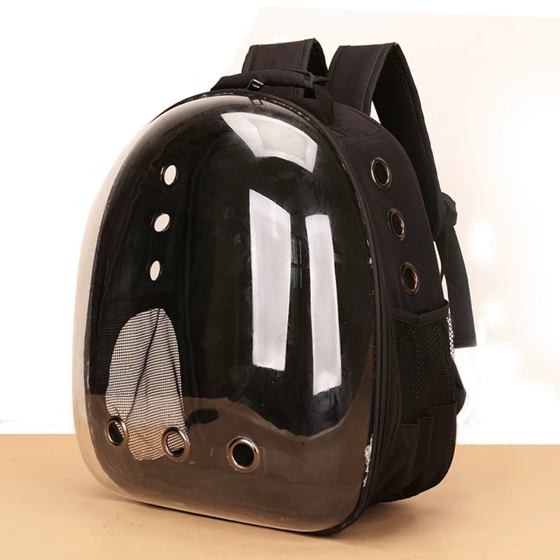 Handheld space backpack, transparent dome design, portable 0.98 kg
