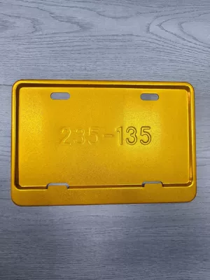 Holder Philippine – License plate holder/license plate holder - golden