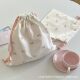 Ins Sweet Bow Drawstring Drawstring Pocket Curly Hair Stick Wig Adult Supplies Storage Bag Free Design Logo