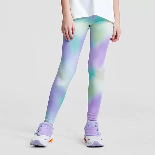 Summer thin sunscreen ice silk lightweight breezy thin girls' children yoga pants outdoor sports fitness quick-drying breathable