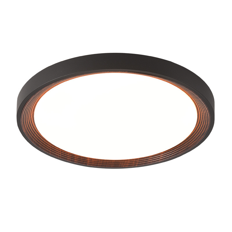 Luz de techo de la sala de estar moderna y simple nueva luz de estilo chino de nuez de la sala de estar principal luz de viento tranquilo dormitorio luz de habitación 125L