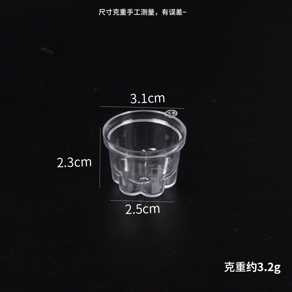 Directo de fábrica simulación alimentos y jugar taza accesorios hechos a mano DIY mini copa vino crema sundae mousse