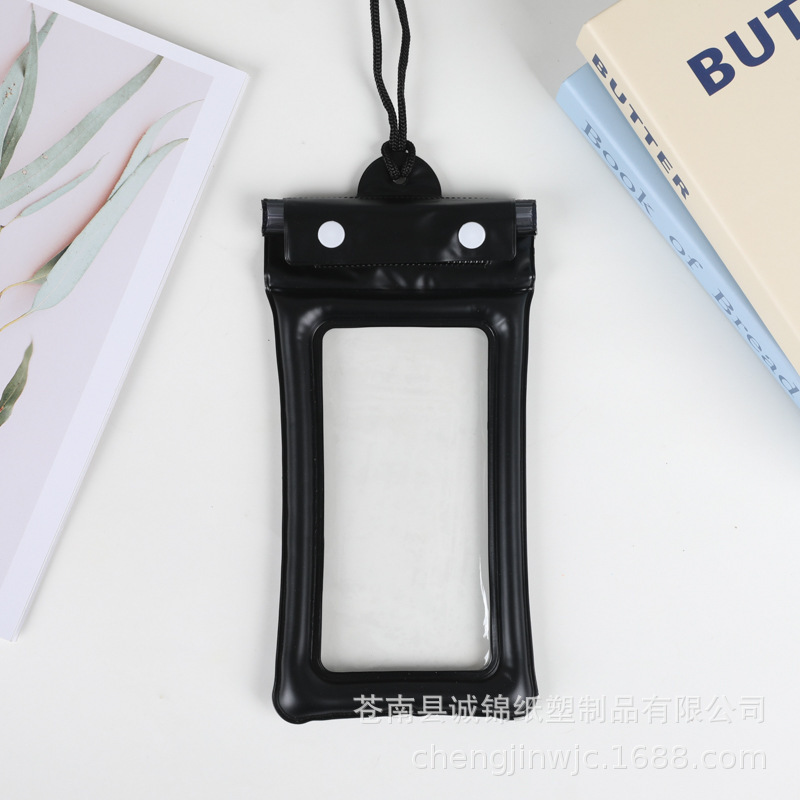 三つ折り漫画エアバッグ携帯電話防水バッグかわいいフレッシュな携帯電話バッグ屋外漂流タッチスクリーンpvc防水バッグ|undefined