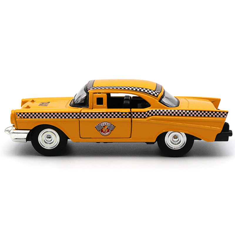 Transfronterizo 1: 32 modelo de taxi de aleación juguetes para niños adornos de automóviles modelo de carro de rover juguetes para niños al por mayor