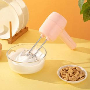 Wireless egg beater electric household handheld small cream mixer high power cake baking tool cross border