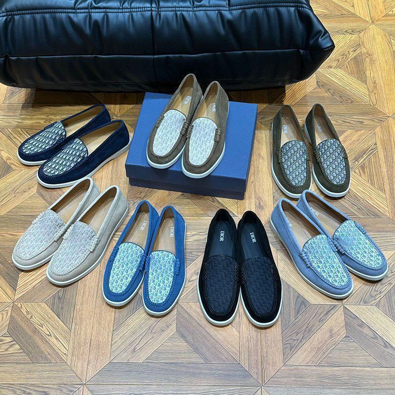 Kişi zamşa loafer ayaqqabı, rahat slip-on model