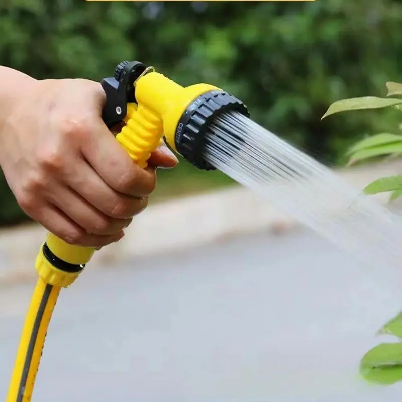 洗车浇花浇菜水管喷头园林喷雾旋转通用水枪浇花神器水枪套装防爆