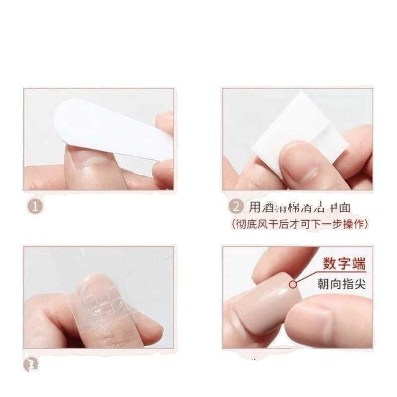 Nail stickers with bow for manicure