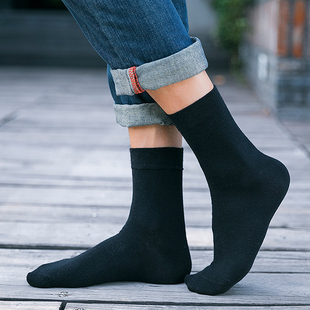 Xinjiang Cotton Socks Men's Business 2025 Spring Thin Men's Socks Comfortable Deodorant Sweat Absorbing Breathable Cotton Socks