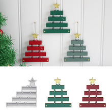 diy圣诞树星星挂牌滴胶树脂磨具 香薰圣诞节祝福语标牌硅胶模具