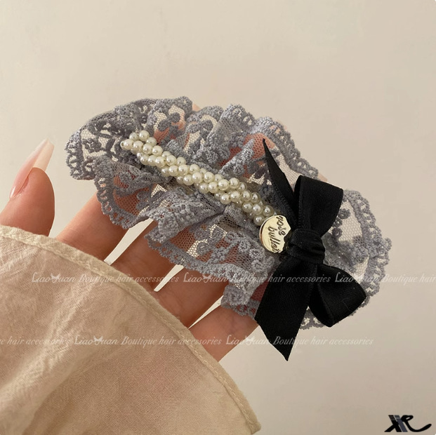 2025新款高级感蓝色气质三角抓夹发卡女盘发半扎发后脑勺发夹发饰|undefined
