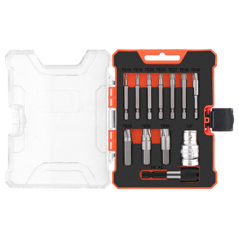 Juego Extractor de Tornillos y Tuercas Dañadas y Oxidadas para Reparación y Desmontaje image 4