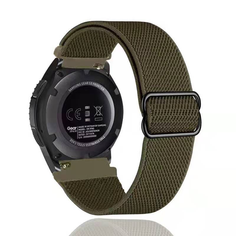 Suitable for Samsung Watch7/Fe/4/5/6/5Pro/Active 2 Woven Strap 40Mm/44Mm Elastic Strap