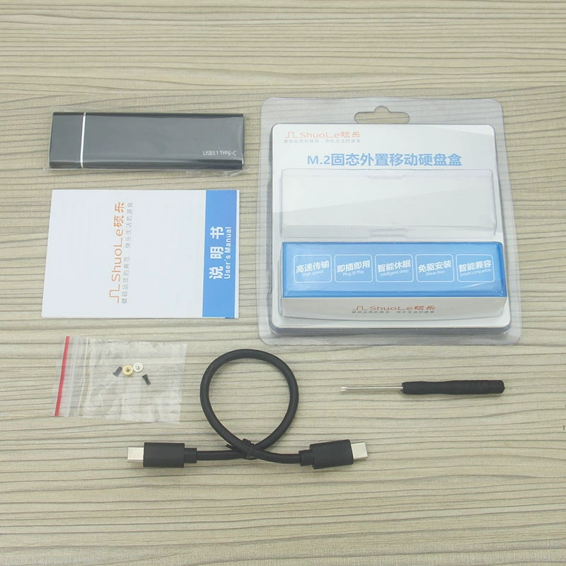 USB3.1 Type-C к SSD SATA M.2 внешний корпус для твердотельного диска, корпус для SATA SSD, переносной жесткий диск