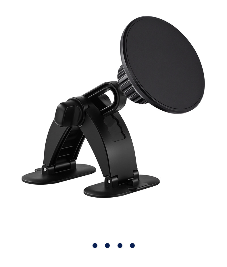Car Phone Holder for Dashboard Navigation with 17mm Ball Head Curved Adhesive Base Mount