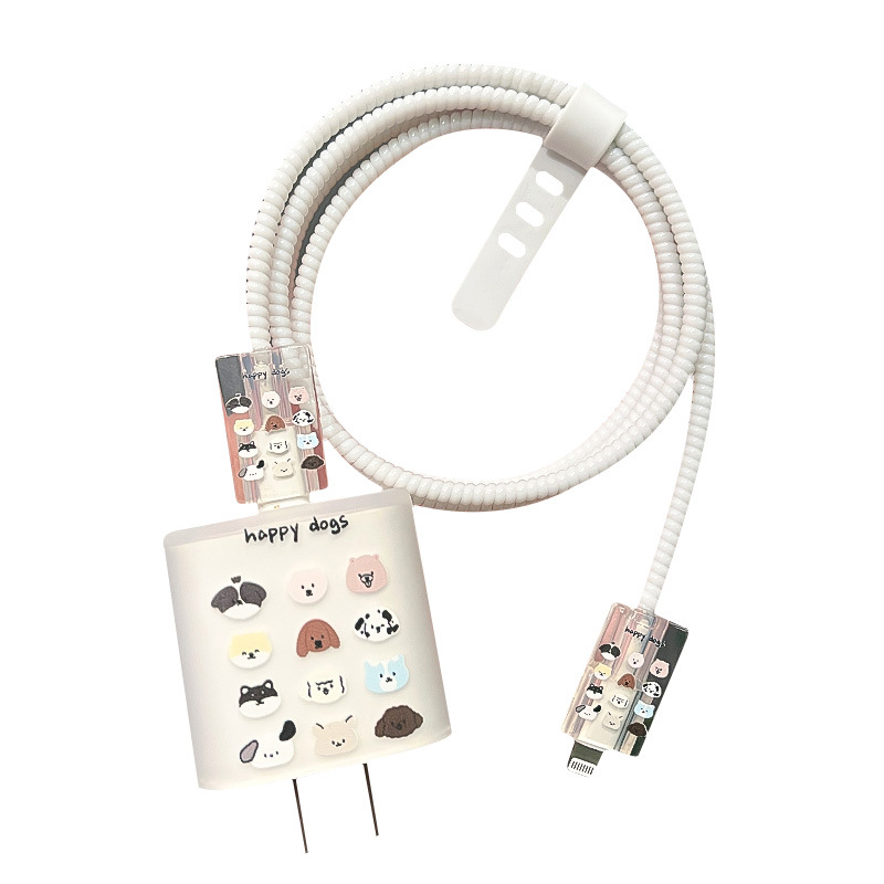 Capa de cable de datos para Apple 13 / 15 cargador de cable de datos de teléfono móvil cubierta de protección anti-plegado image 6