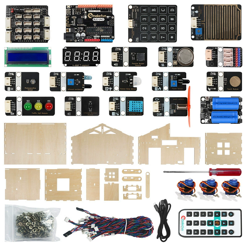 Arduino uno инструмент обучения IoT умный дом Scratch графическое программирование
