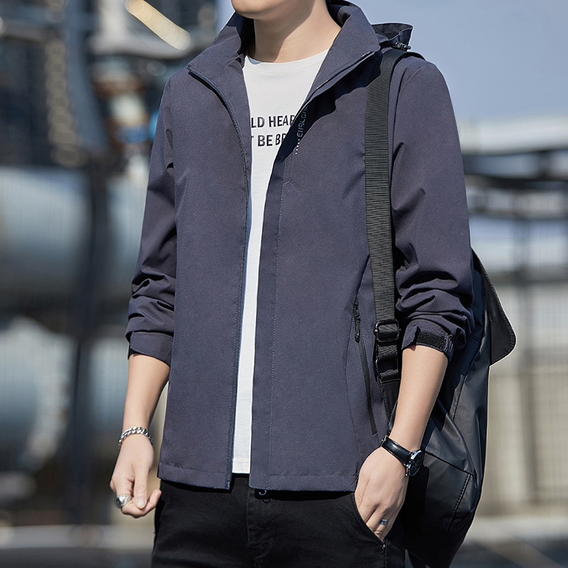 Chaqueta deportiva para hombres 2023 primavera nueva ropa de asalto casual para hombres primavera chaqueta impermeable al aire libre ropa de hombre image 9