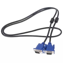 VGA线厂家3+2 1.5米蓝头黑线15针对15针VGA高清 液晶显示器连接线
