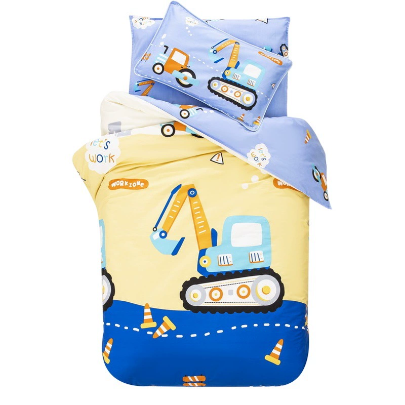 Хлопковое одеяло для детского сада, комплект из шести предметов, хлопковый комплект из трех предметов, ворсистое одеяло, хлопковый матрас, поколение волос