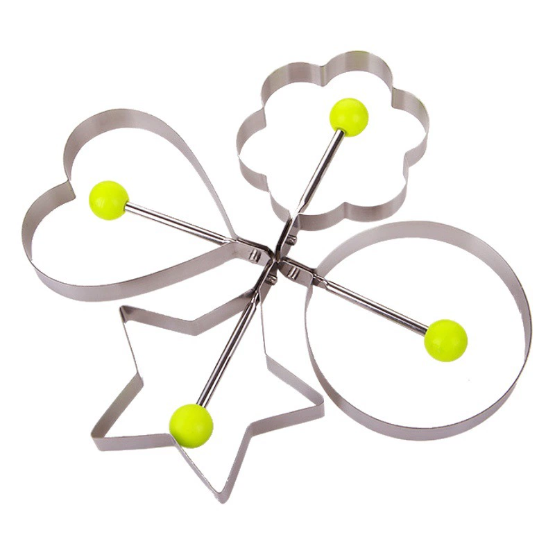 Утолщенная модель омлета из нержавеющей стали Любовь Тип форма для омлета креативное кольцо для омлета жареное яйцо-пашот Мясорубка оптом