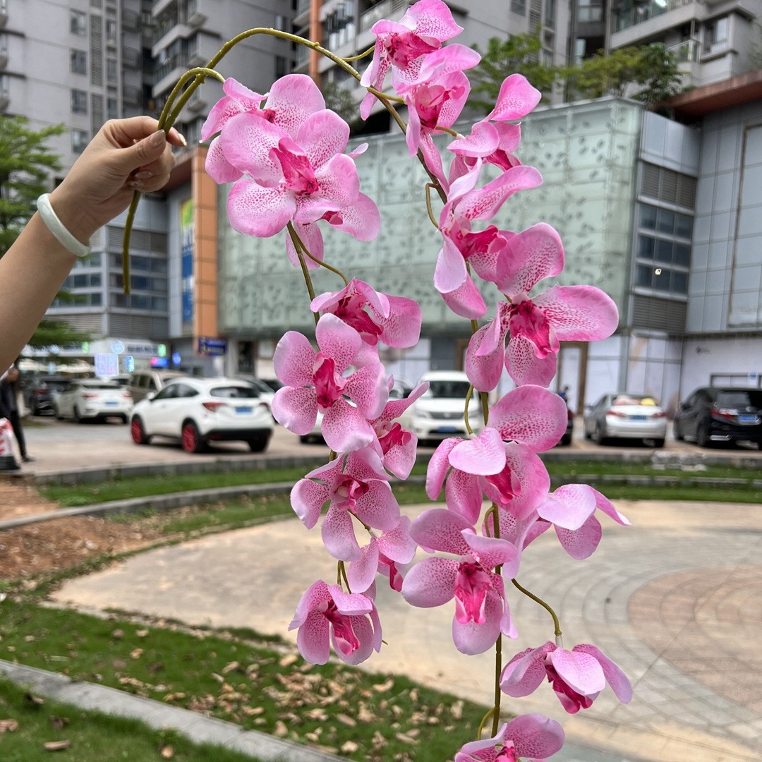 Simulación del Día de San Valentín rosa fabricante 3 sola rama multi-cabeza rosa decoración de la boda flor falsa al por mayor