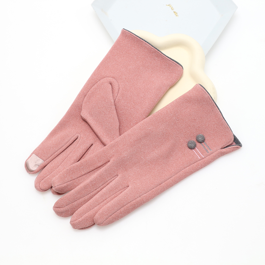 여성용 오픈 투버튼 핑크