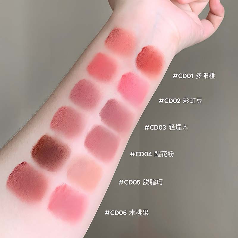 CAPPUVINI blush lipstick mate mate esmalte labial blush multipropósito maquillaje transfronterizo al por mayor