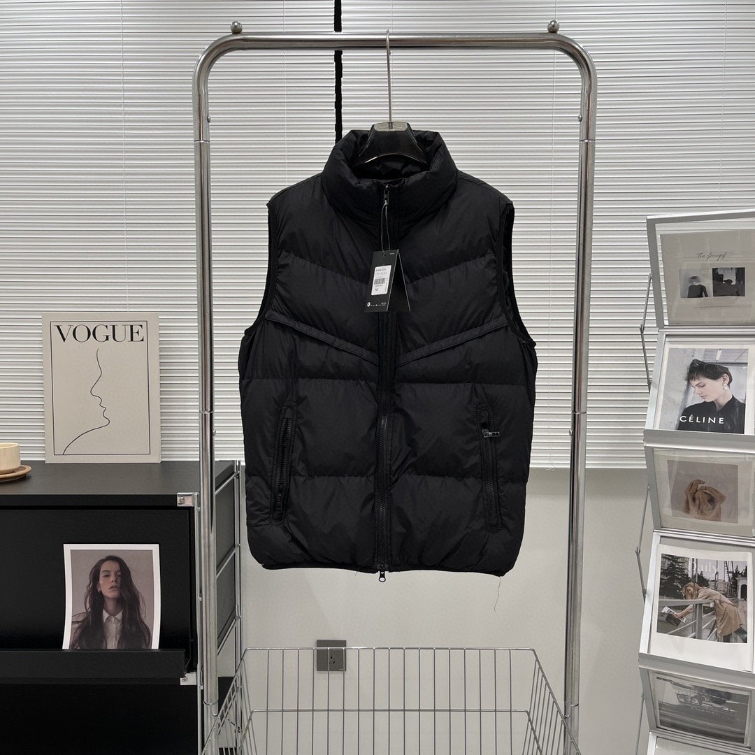 La principal promoción en stock es el nuevo chaleco de algodón con bloques de color de invierno, chaleco de algodón informal diario para hombres y mujeres, cálido 8184