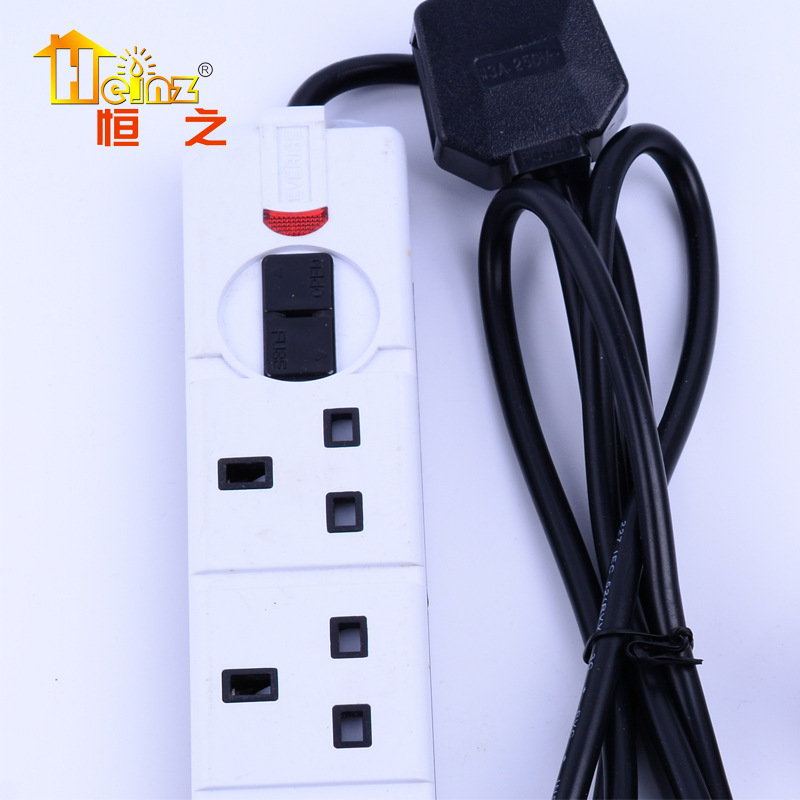 zócalo de conexión doméstica extensión de cable tablero de remolque con interruptor de salida extensión de conexión comerciante principal