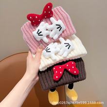 儿童秋冬季针织发带2025新款女童吧保暖护耳小女孩洗脸可爱碎发带