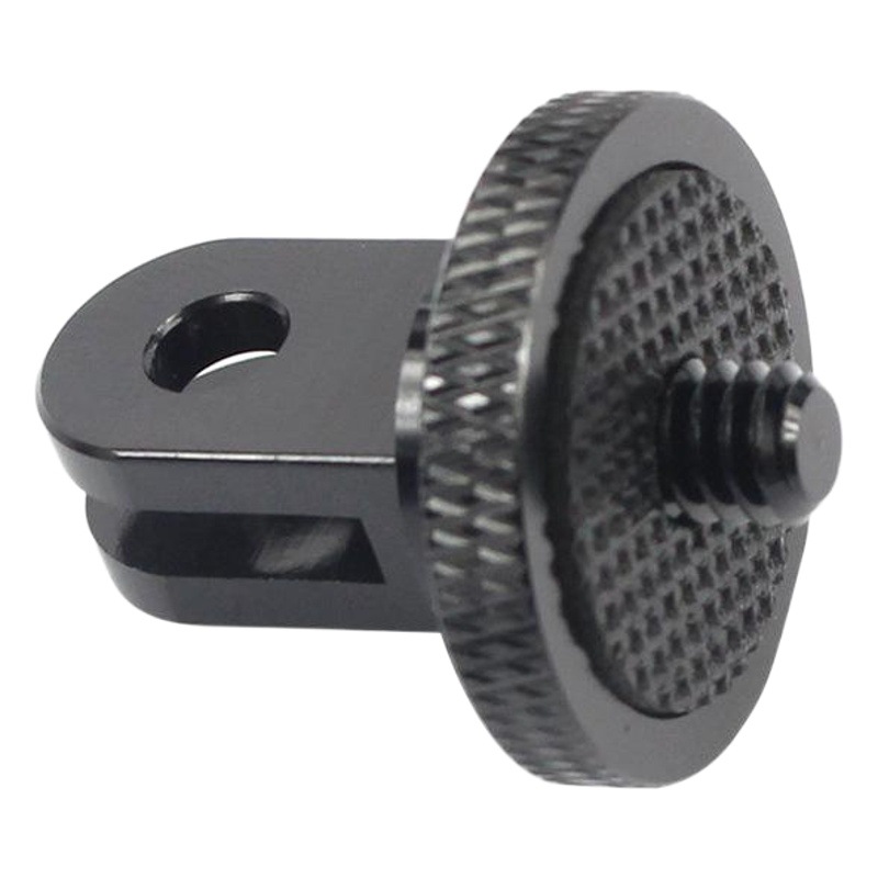 Aplicable a gopro hero12/11 pequeña hormiga adaptador trípode mini adaptador asiento aleación de aluminio 1/4 cabeza del adaptador