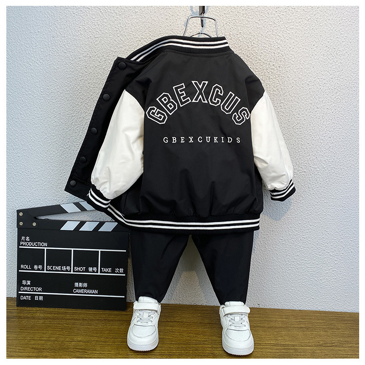 Xiaoying mark & xdm-7113 word baseball uniform suit = spring and autumn trend suit_