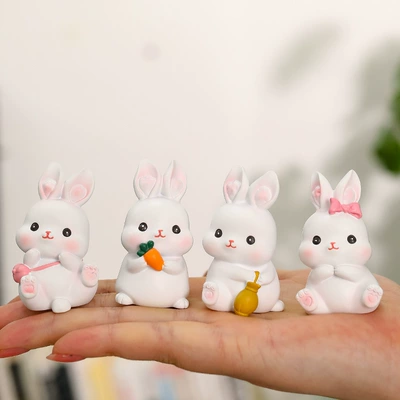 Car ornaments: Glutinous Rice Rabbit Car Ornament