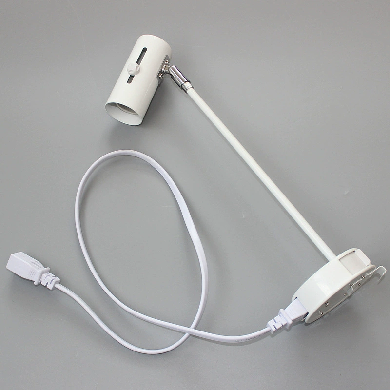 LED Canton Fair горизонтальная и боковая круглая лампа серия, ярлык стенда, длинная рука спот E27 выставочная лампа