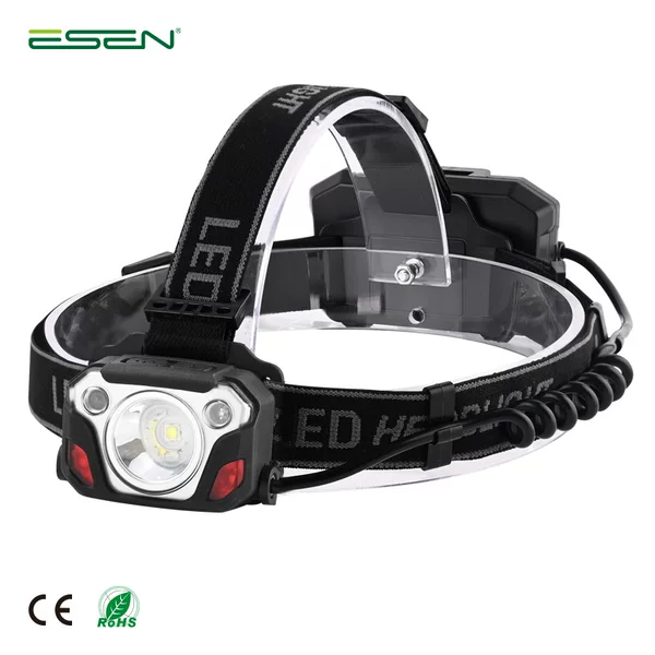 New Sensor Headlight USB Charging Strong Headlight Led Head-Mounted Flashlight Fishing Light Outdoor Headlight